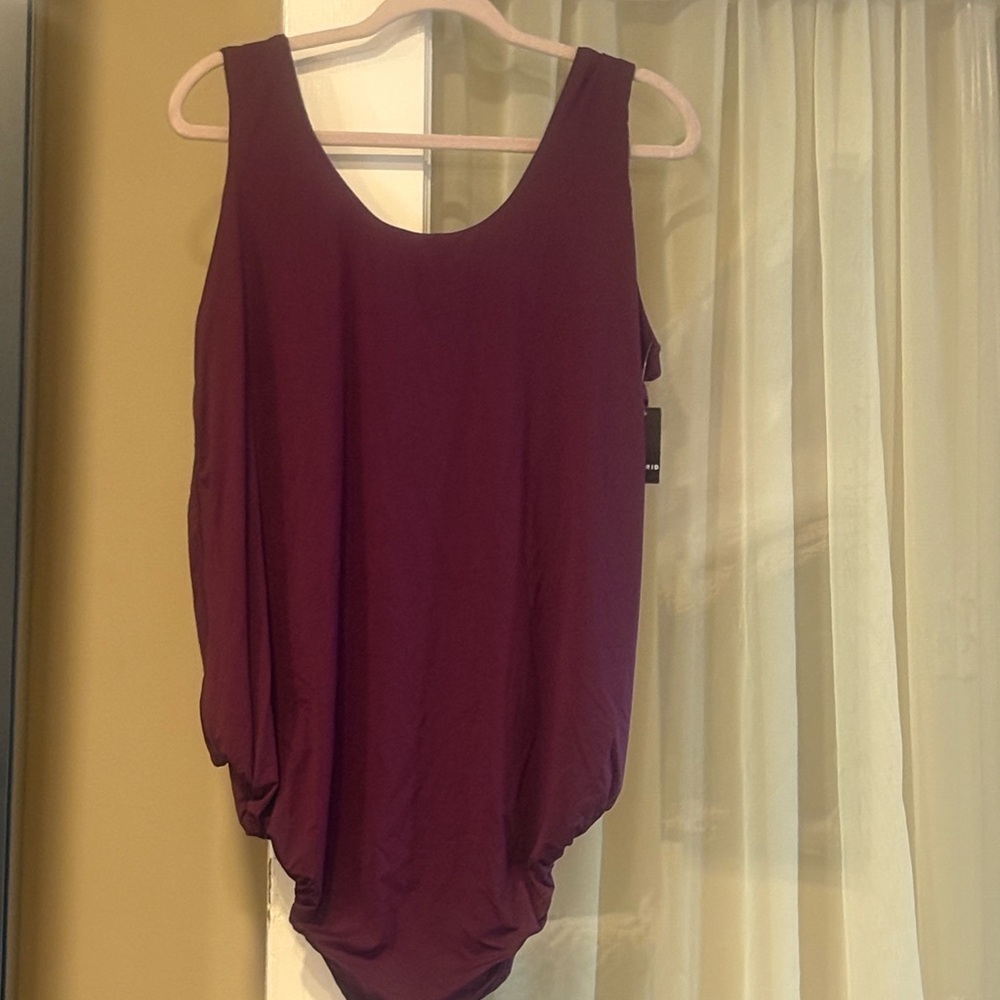 Beautiful Purple Sleeveless Bodysuit